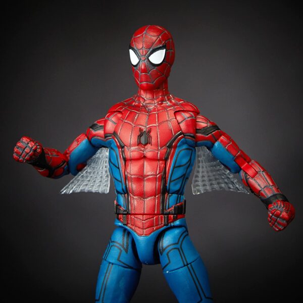 Marvel Legends Spiderrman Action figure about to throw a punch