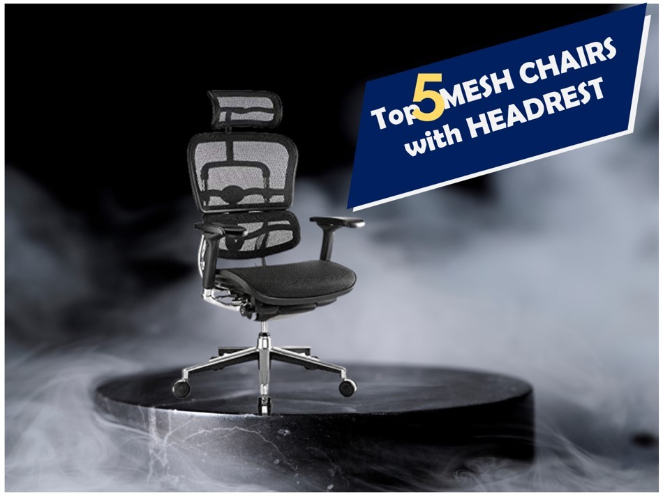 Mesh Chair with headrest hero banner