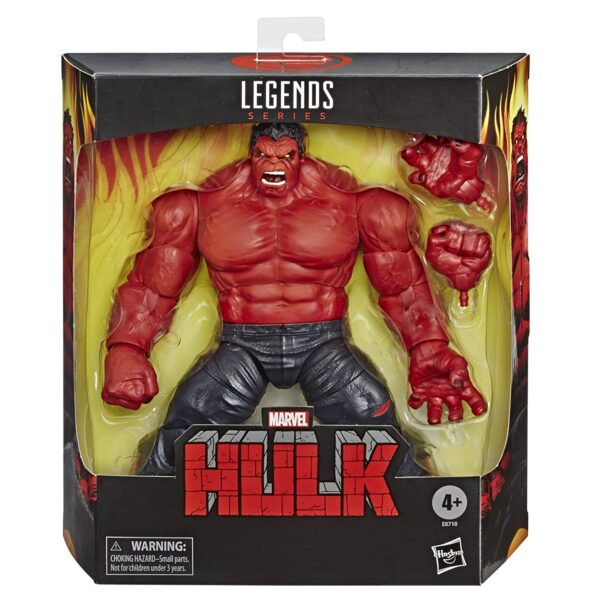 Red Hulk Action Figure Package box