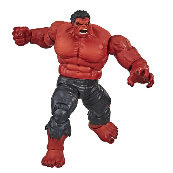 Red Hulk Action Figure throwing punch
