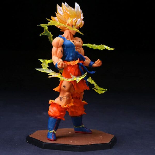 Goku Super Saiyan Action Figure enraged pose image