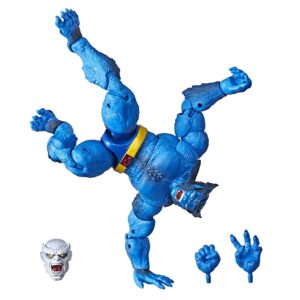 Marvel Legends Beast Action Figure acrobatic pose