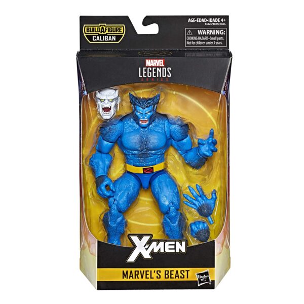Marvel Legends Beast Action Figure window box packaging